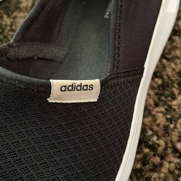 Adidas Black Slip-On Sneakers - Size 8.5 - Picture 3 of 6